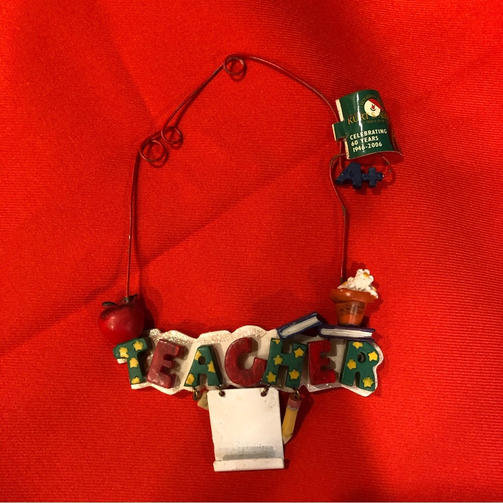 Teacher ornament brand new